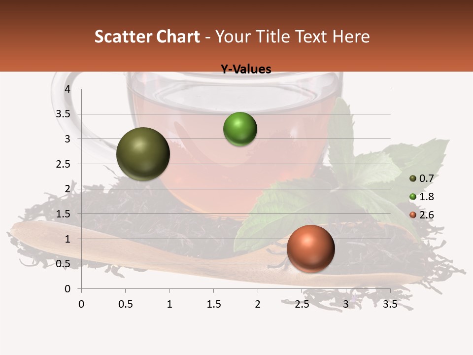 A Cup Of Tea Next To A Wooden Spoon PowerPoint Template