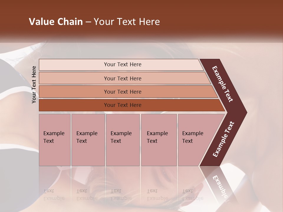 A Man And A Woman Are Smiling Together PowerPoint Template