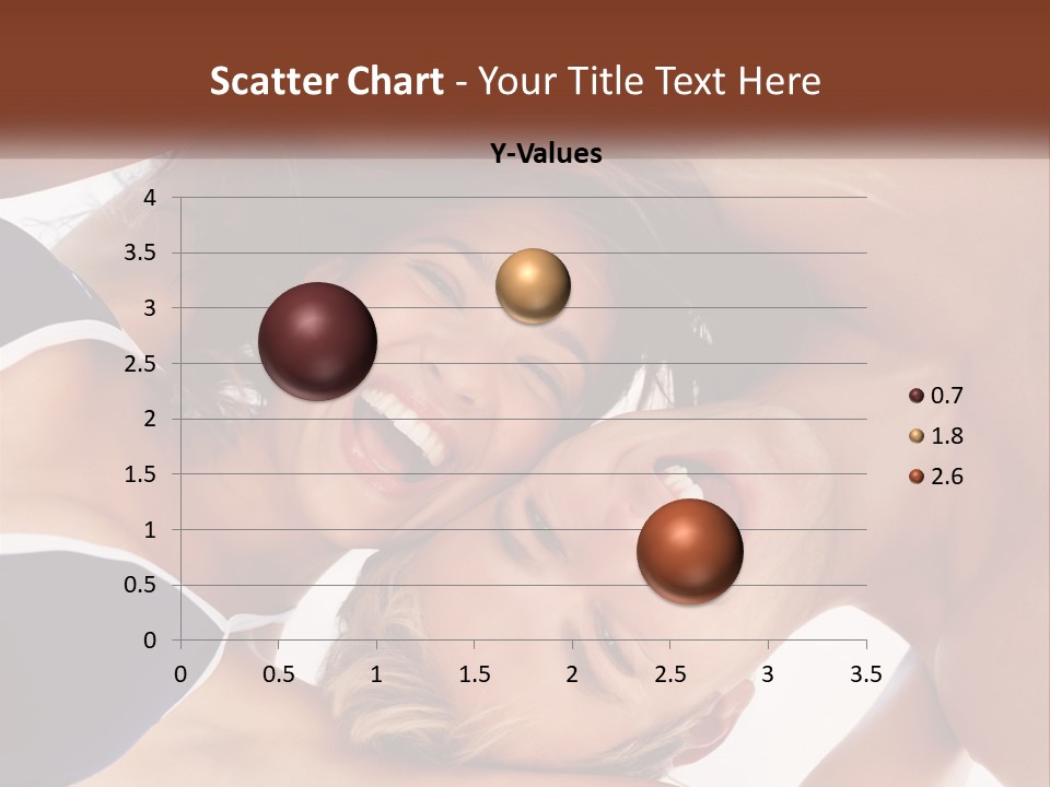A Man And A Woman Are Smiling Together PowerPoint Template