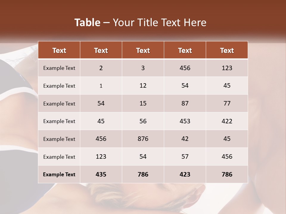 A Man And A Woman Are Smiling Together PowerPoint Template