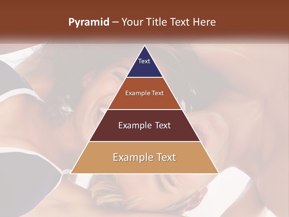 A Man And A Woman Are Smiling Together PowerPoint Template