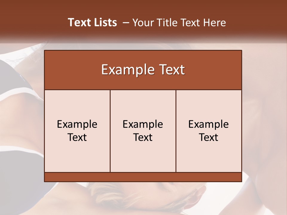 A Man And A Woman Are Smiling Together PowerPoint Template