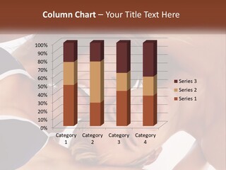 A Man And A Woman Are Smiling Together PowerPoint Template