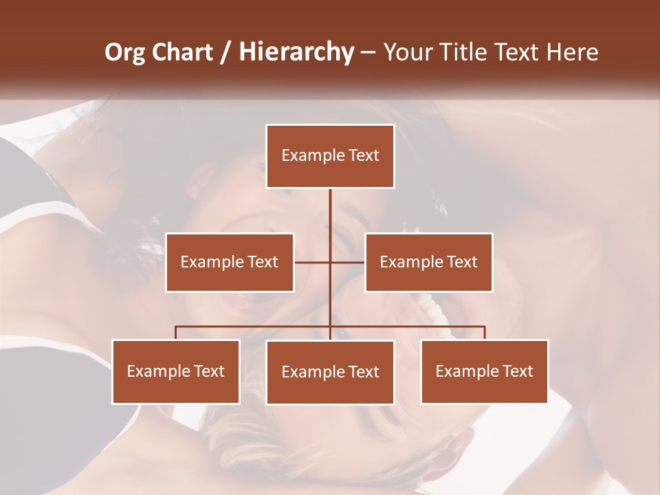 A Man And A Woman Are Smiling Together PowerPoint Template