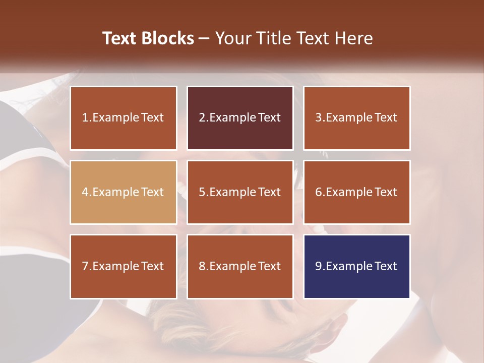 A Man And A Woman Are Smiling Together PowerPoint Template