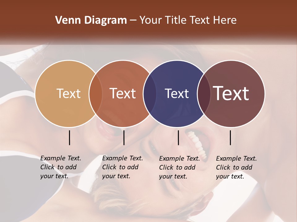 A Man And A Woman Are Smiling Together PowerPoint Template