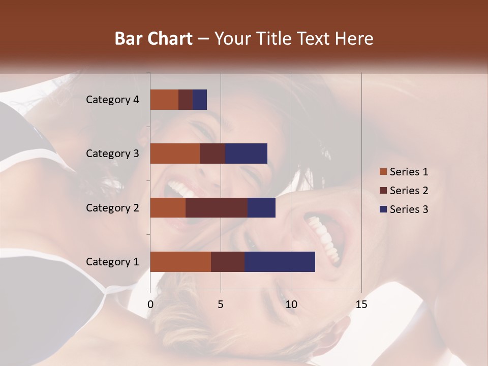 A Man And A Woman Are Smiling Together PowerPoint Template