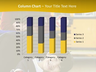 A Woman And A Child Sitting In A Wheel Chair In Front Of A School Bus PowerPoint Template