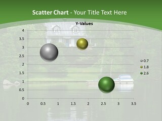 A House Sitting On Top Of A Lush Green Hillside PowerPoint Template