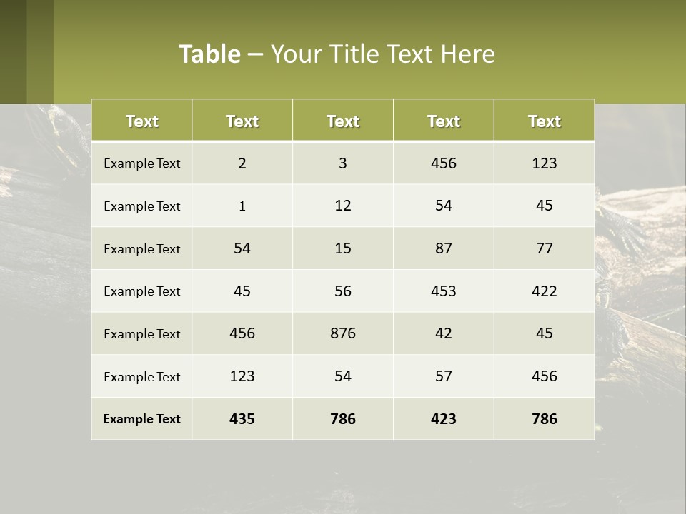 A Group Of Turtles Sitting On Top Of A Log PowerPoint Template