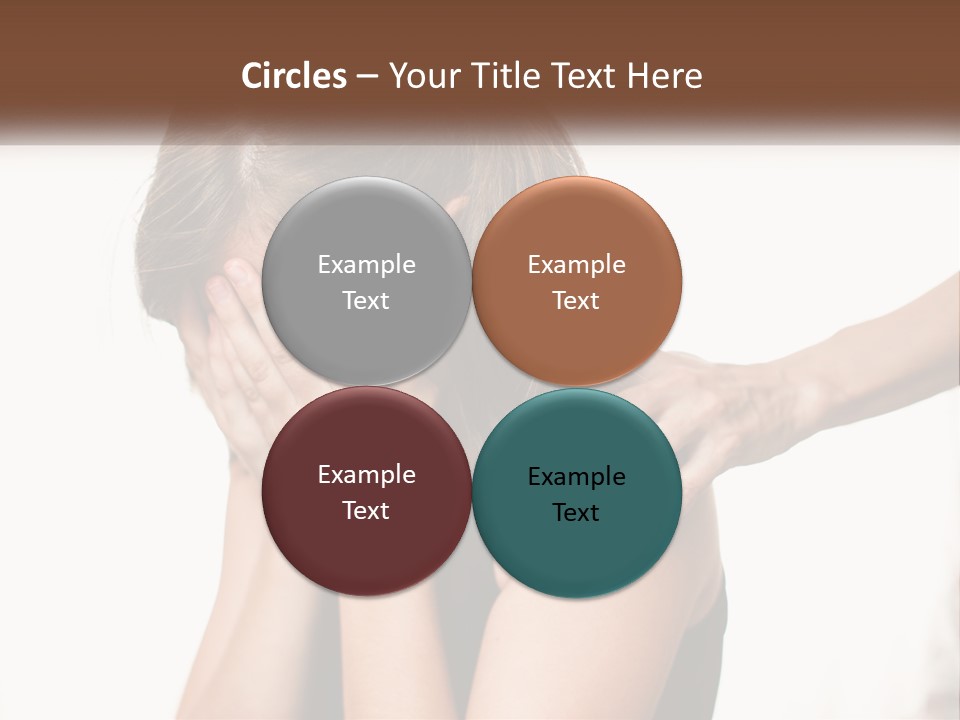 A Woman Covering Her Face With Her Hands PowerPoint Template