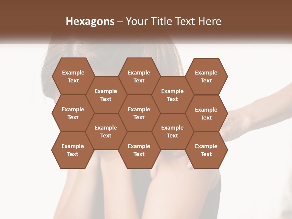 A Woman Covering Her Face With Her Hands PowerPoint Template