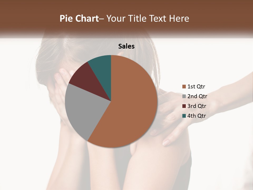 A Woman Covering Her Face With Her Hands PowerPoint Template