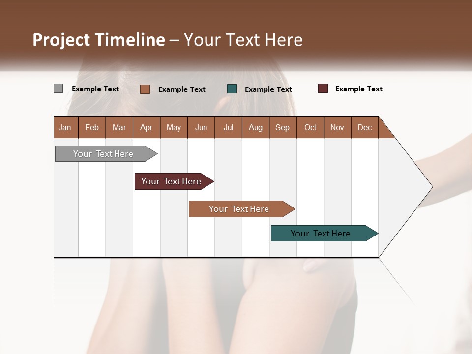 A Woman Covering Her Face With Her Hands PowerPoint Template