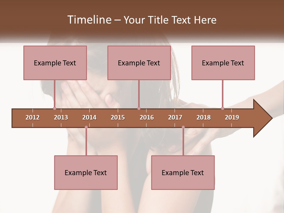 A Woman Covering Her Face With Her Hands PowerPoint Template