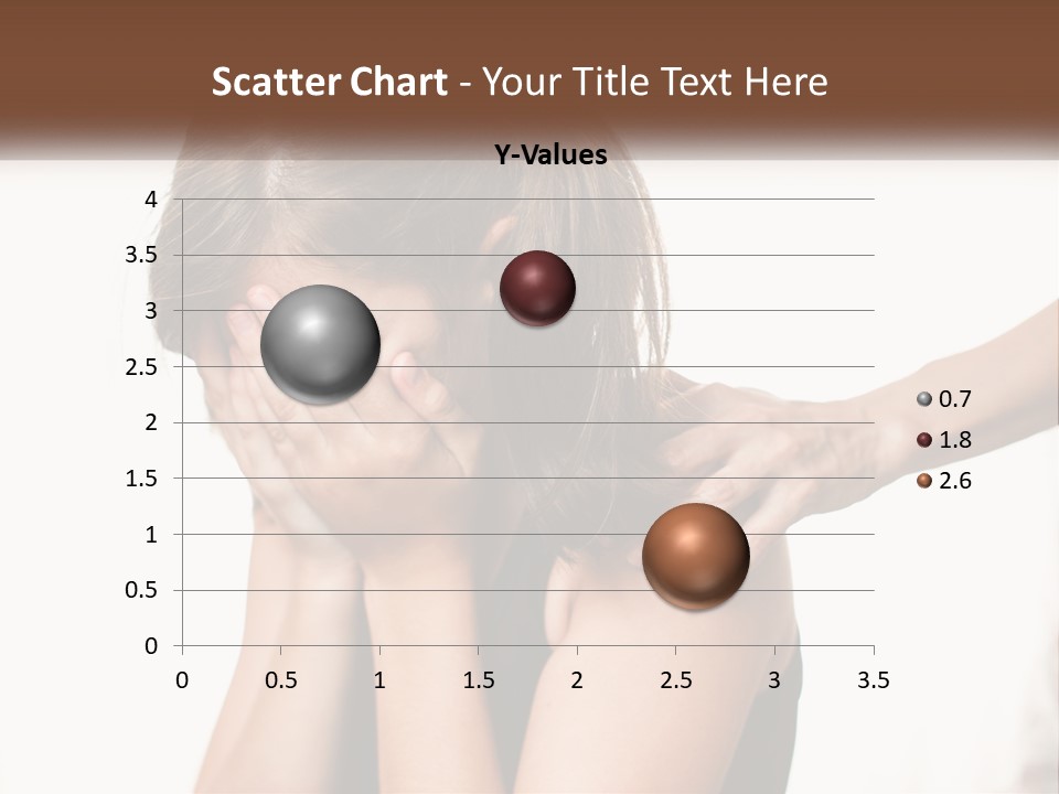 A Woman Covering Her Face With Her Hands PowerPoint Template