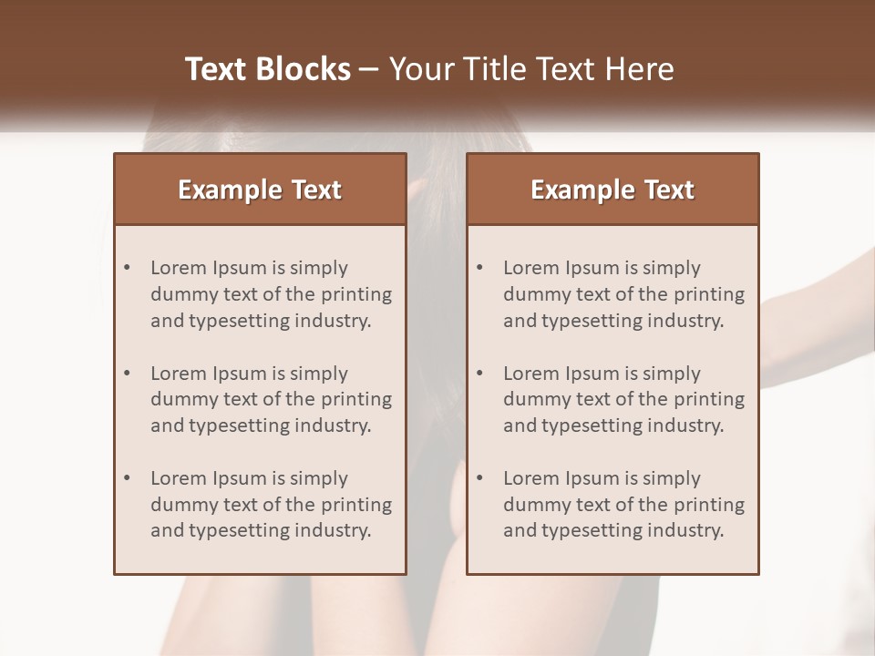 A Woman Covering Her Face With Her Hands PowerPoint Template