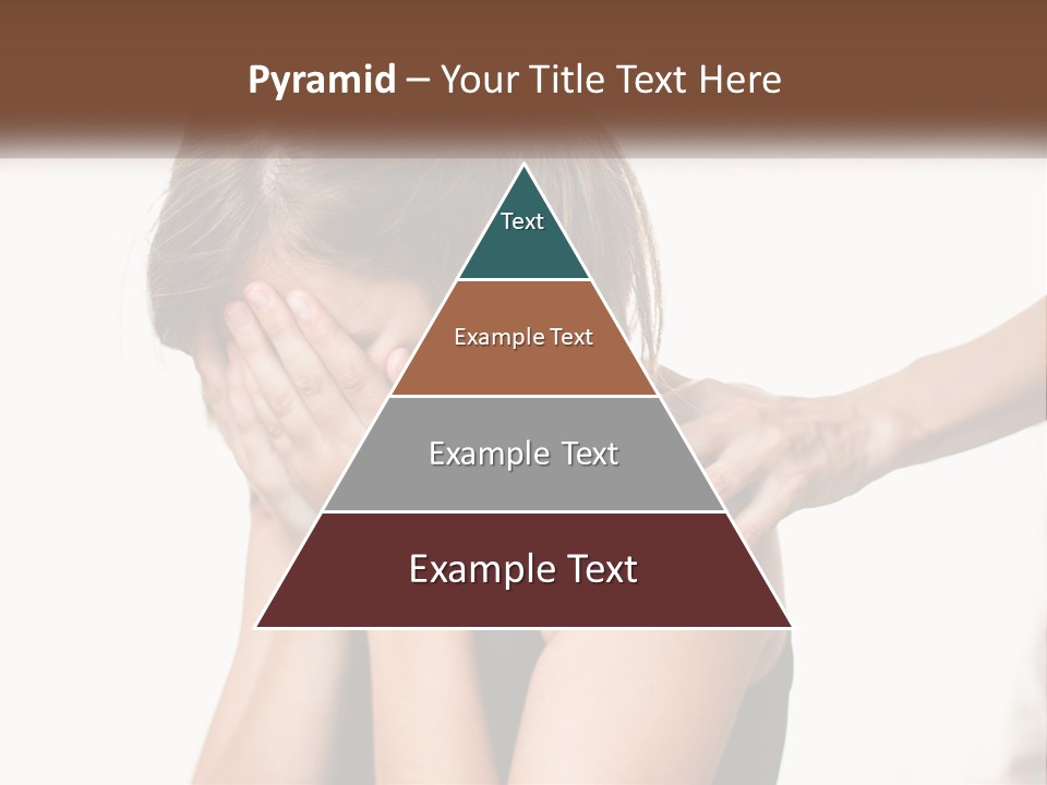 A Woman Covering Her Face With Her Hands PowerPoint Template