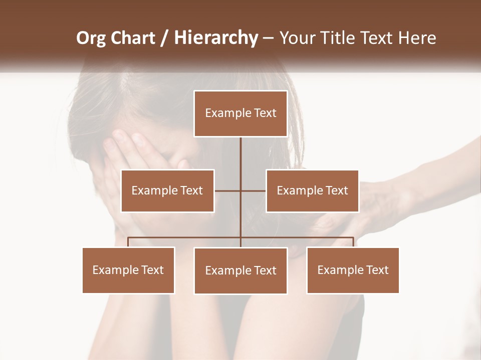 A Woman Covering Her Face With Her Hands PowerPoint Template