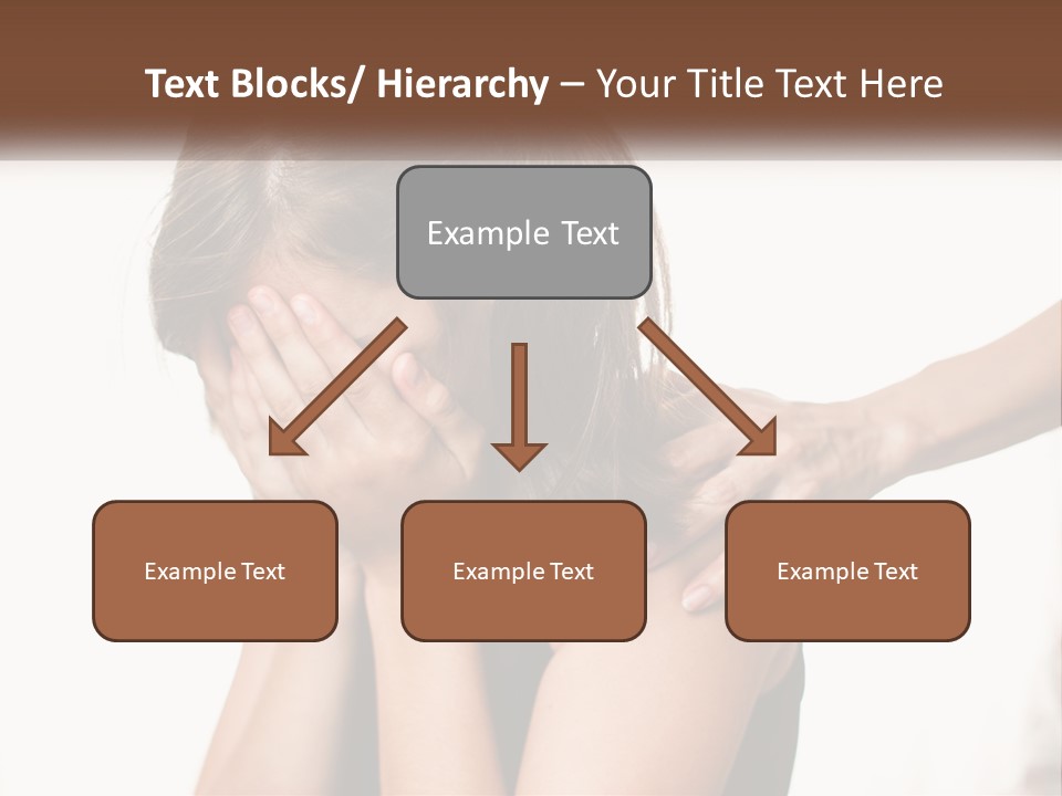 A Woman Covering Her Face With Her Hands PowerPoint Template
