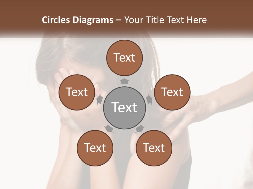 A Woman Covering Her Face With Her Hands PowerPoint Template