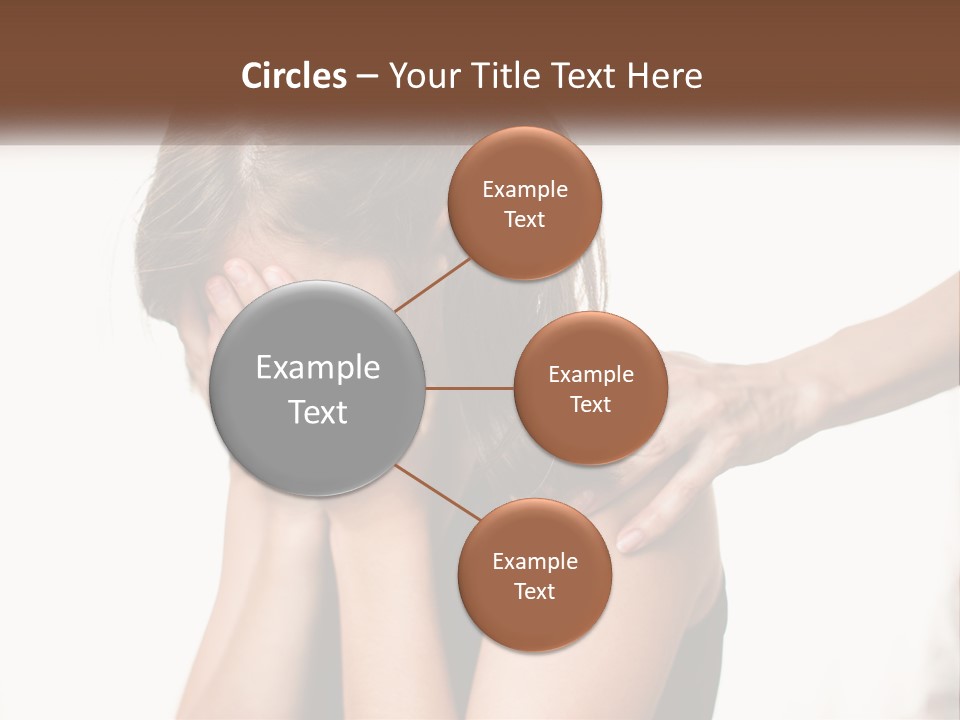 A Woman Covering Her Face With Her Hands PowerPoint Template