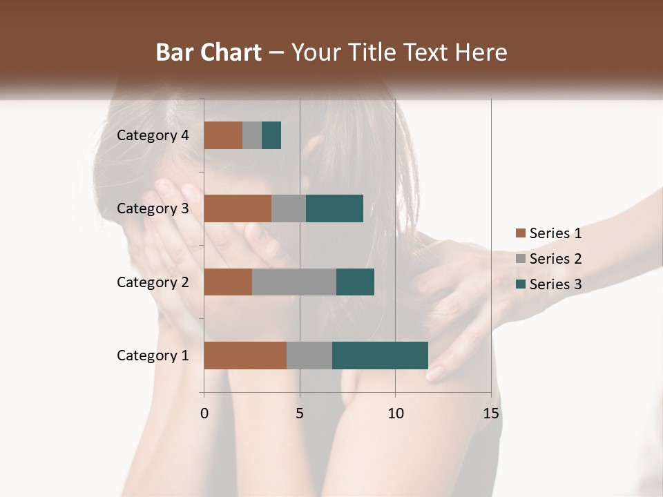 A Woman Covering Her Face With Her Hands PowerPoint Template