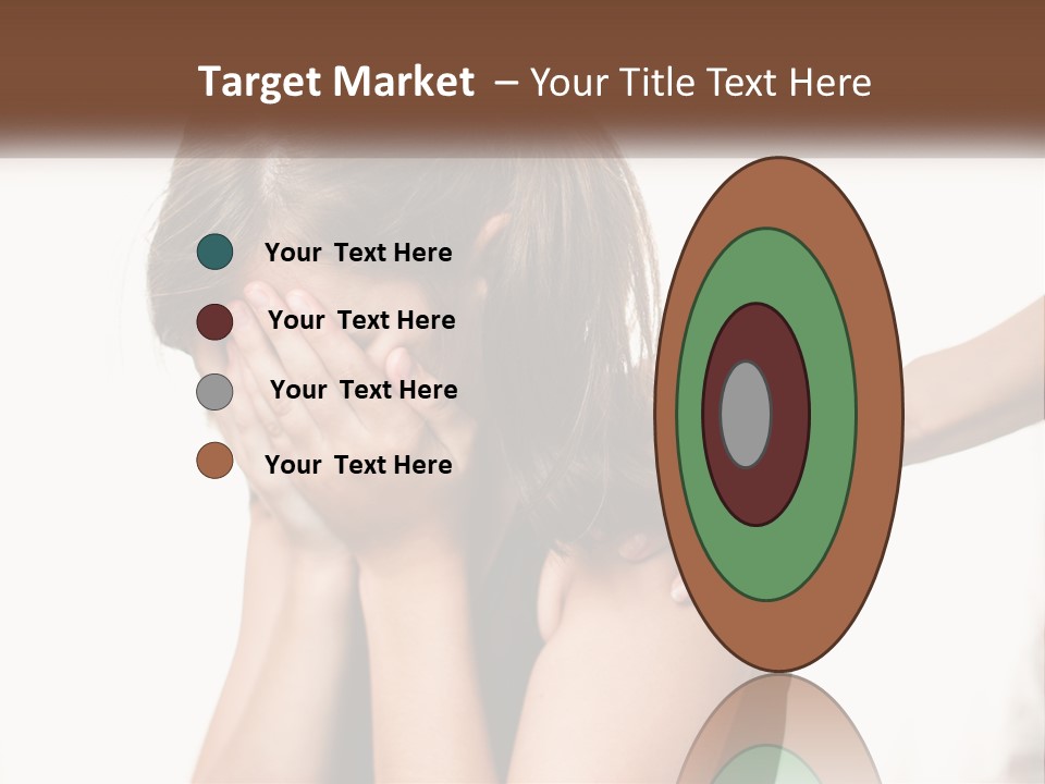 A Woman Covering Her Face With Her Hands PowerPoint Template