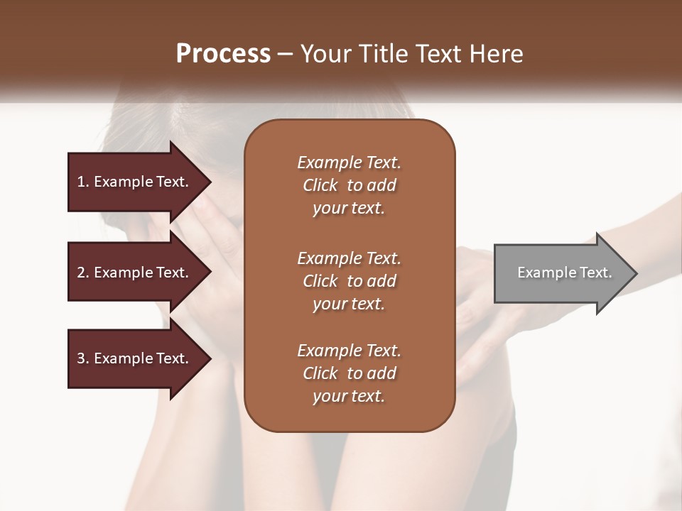 A Woman Covering Her Face With Her Hands PowerPoint Template