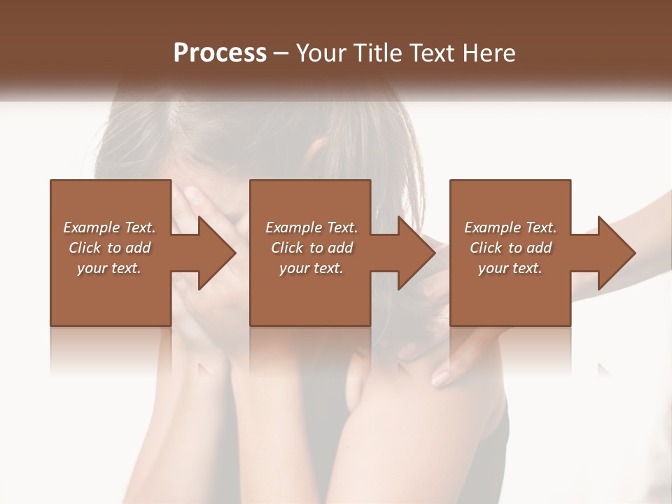 A Woman Covering Her Face With Her Hands PowerPoint Template