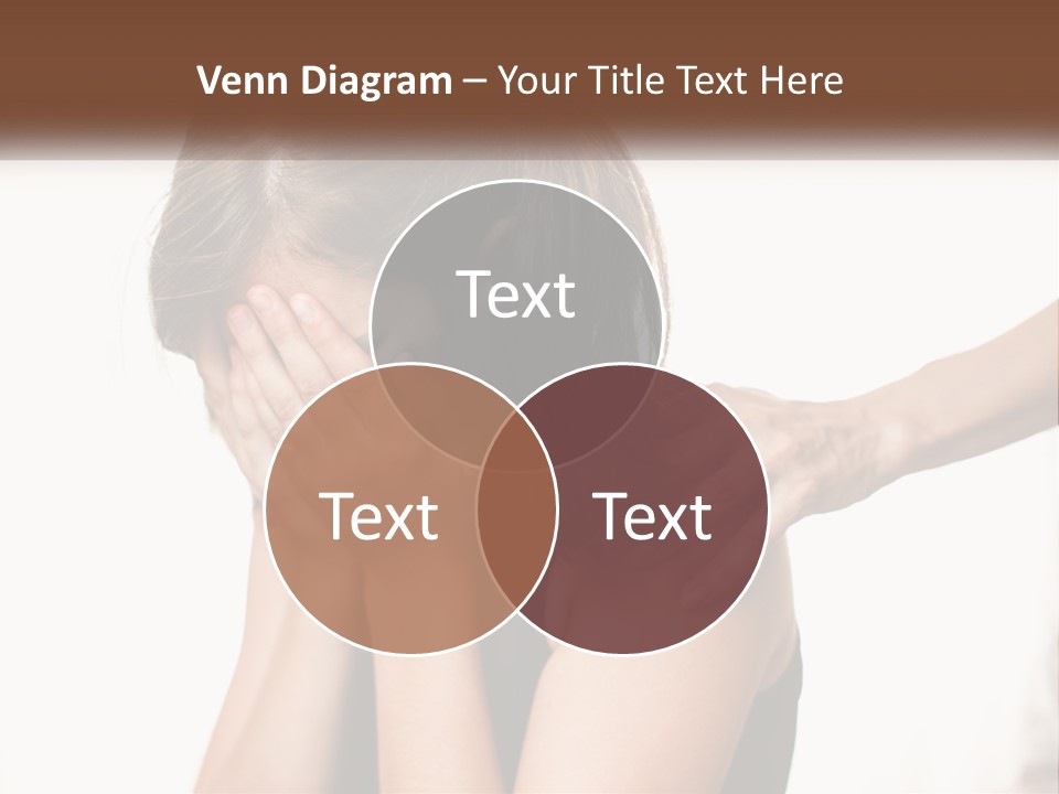 A Woman Covering Her Face With Her Hands PowerPoint Template