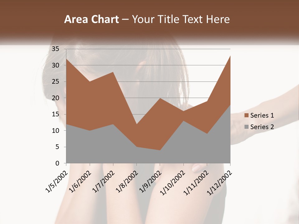 A Woman Covering Her Face With Her Hands PowerPoint Template