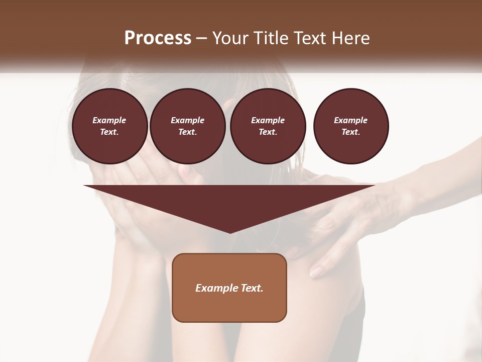 A Woman Covering Her Face With Her Hands PowerPoint Template