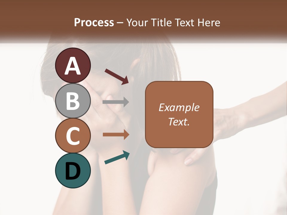 A Woman Covering Her Face With Her Hands PowerPoint Template