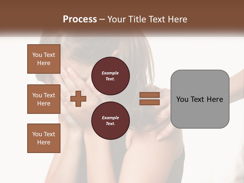 A Woman Covering Her Face With Her Hands PowerPoint Template