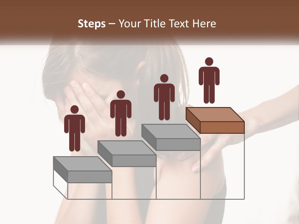 A Woman Covering Her Face With Her Hands PowerPoint Template