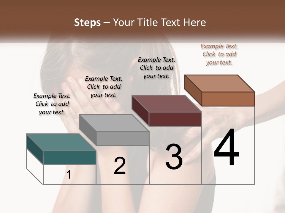 A Woman Covering Her Face With Her Hands PowerPoint Template