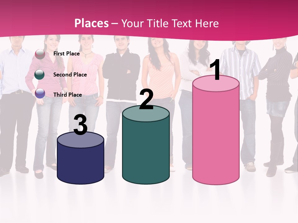 A Group Of People Standing Next To Each Other PowerPoint Template