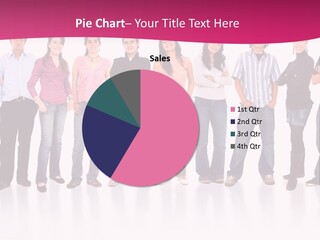 A Group Of People Standing Next To Each Other PowerPoint Template