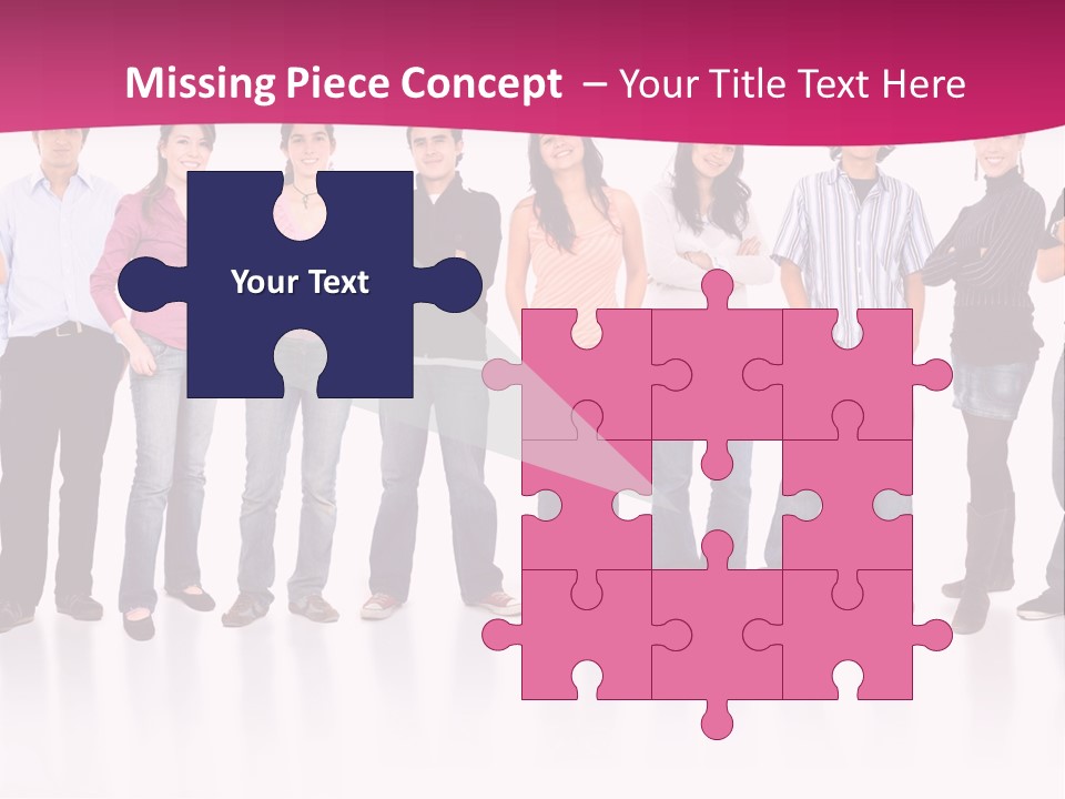 A Group Of People Standing Next To Each Other PowerPoint Template