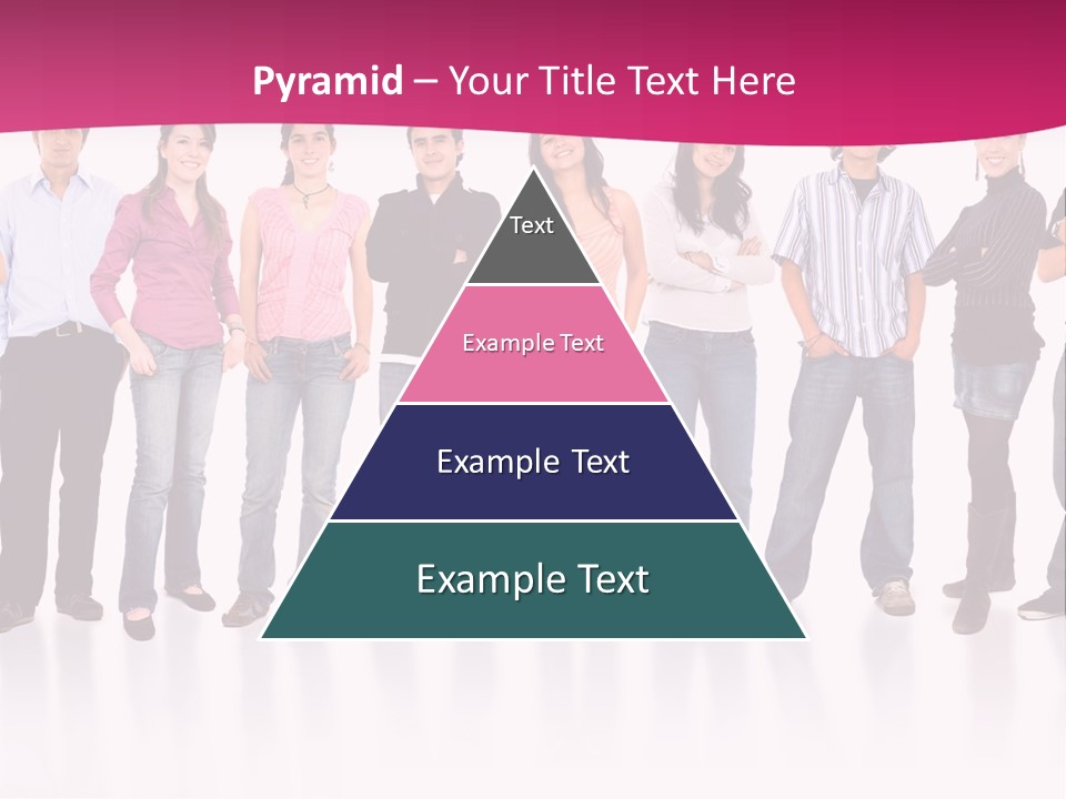 A Group Of People Standing Next To Each Other PowerPoint Template