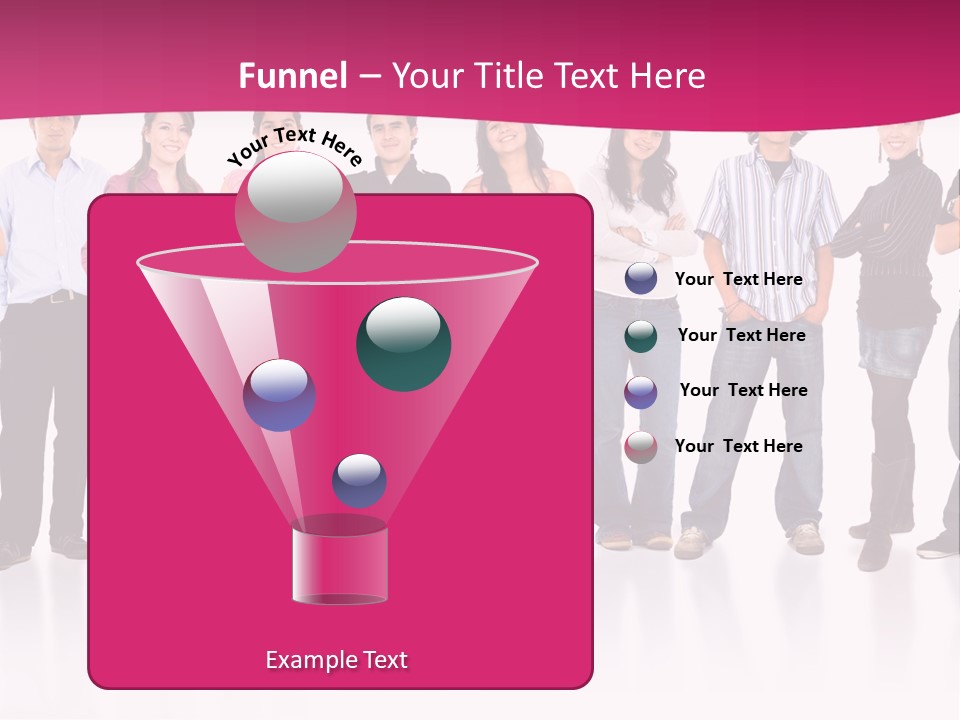 A Group Of People Standing Next To Each Other PowerPoint Template