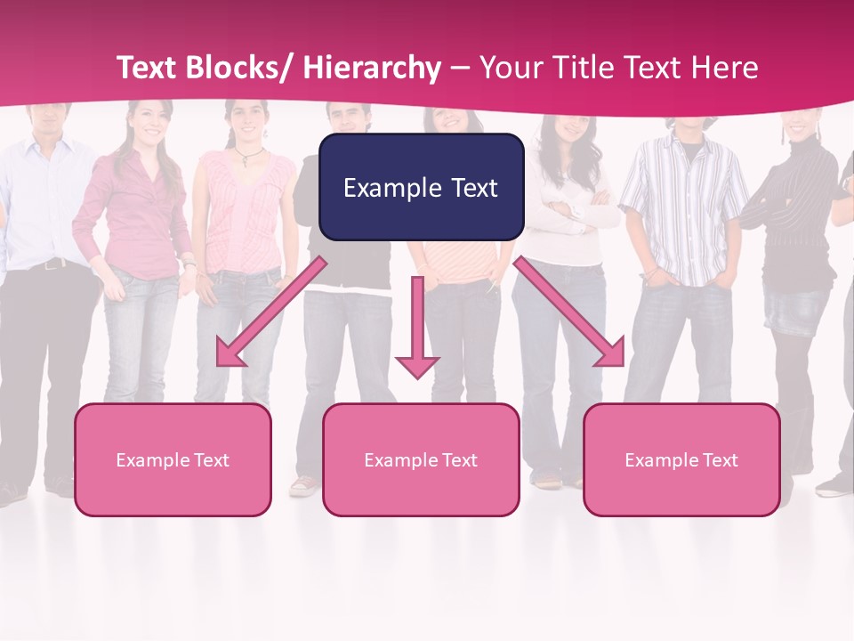 A Group Of People Standing Next To Each Other PowerPoint Template