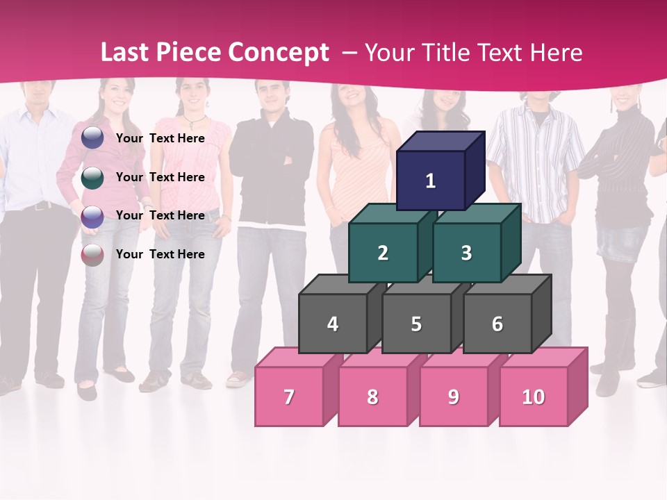 A Group Of People Standing Next To Each Other PowerPoint Template