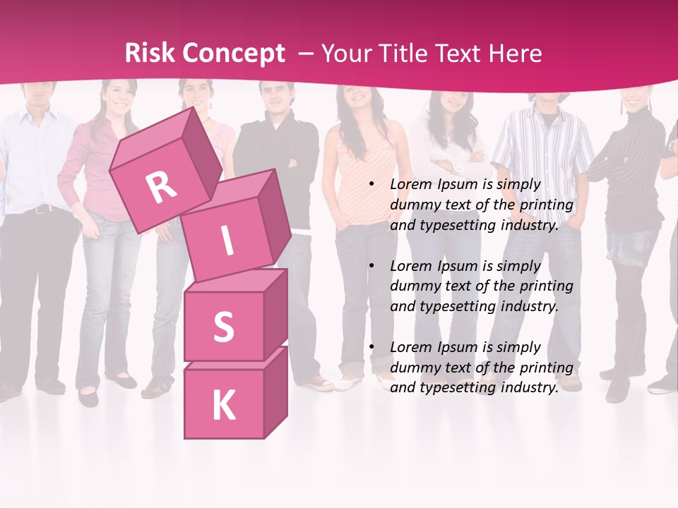 A Group Of People Standing Next To Each Other PowerPoint Template