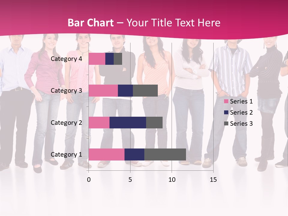 A Group Of People Standing Next To Each Other PowerPoint Template