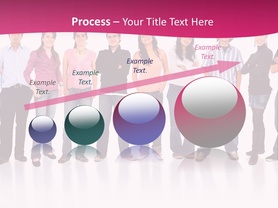 A Group Of People Standing Next To Each Other PowerPoint Template