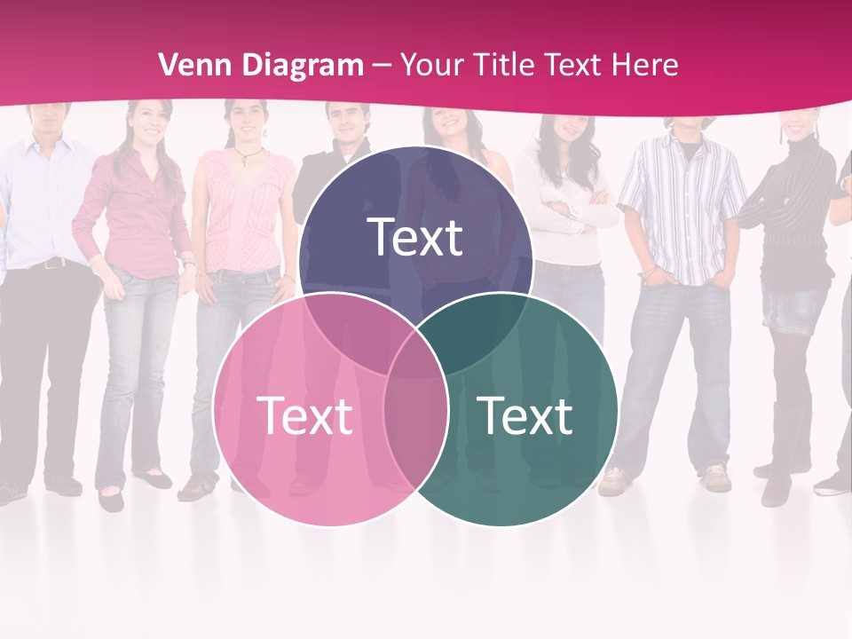 A Group Of People Standing Next To Each Other PowerPoint Template