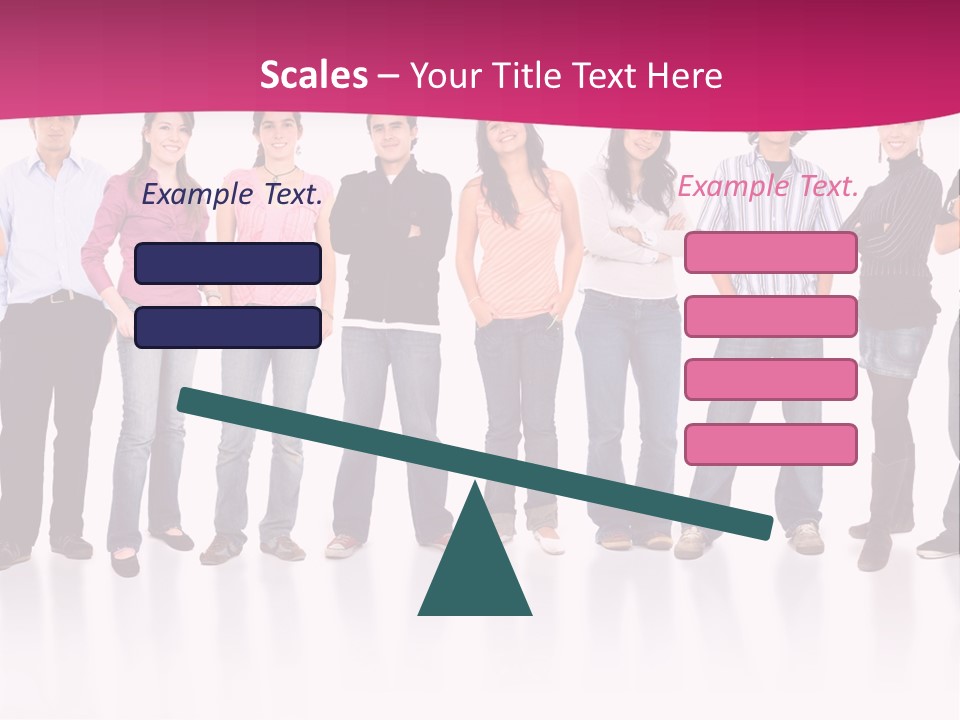 A Group Of People Standing Next To Each Other PowerPoint Template