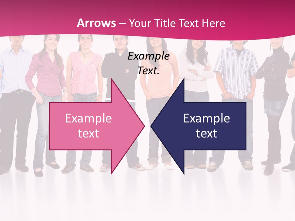 A Group Of People Standing Next To Each Other PowerPoint Template
